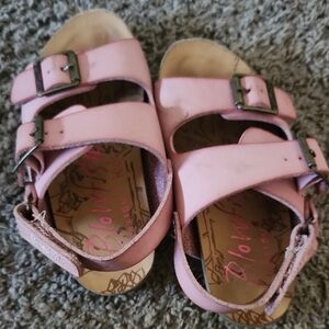 Blowfish Toddler Girls Kids Light Pink Buckle Sandals Size 9